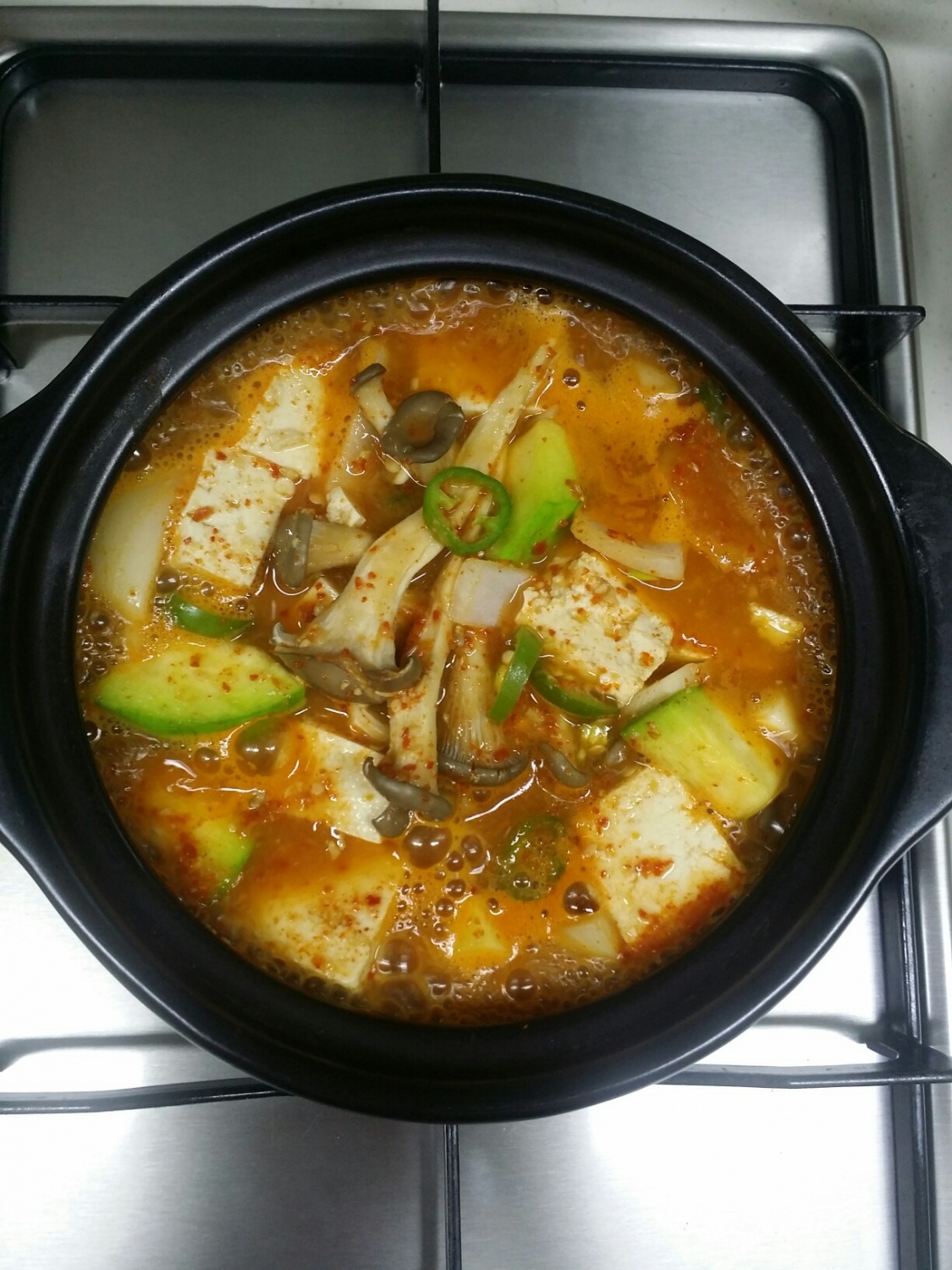 Beef Doenjang-jjigae – A Hearty Korean Stew with Deep Flavor